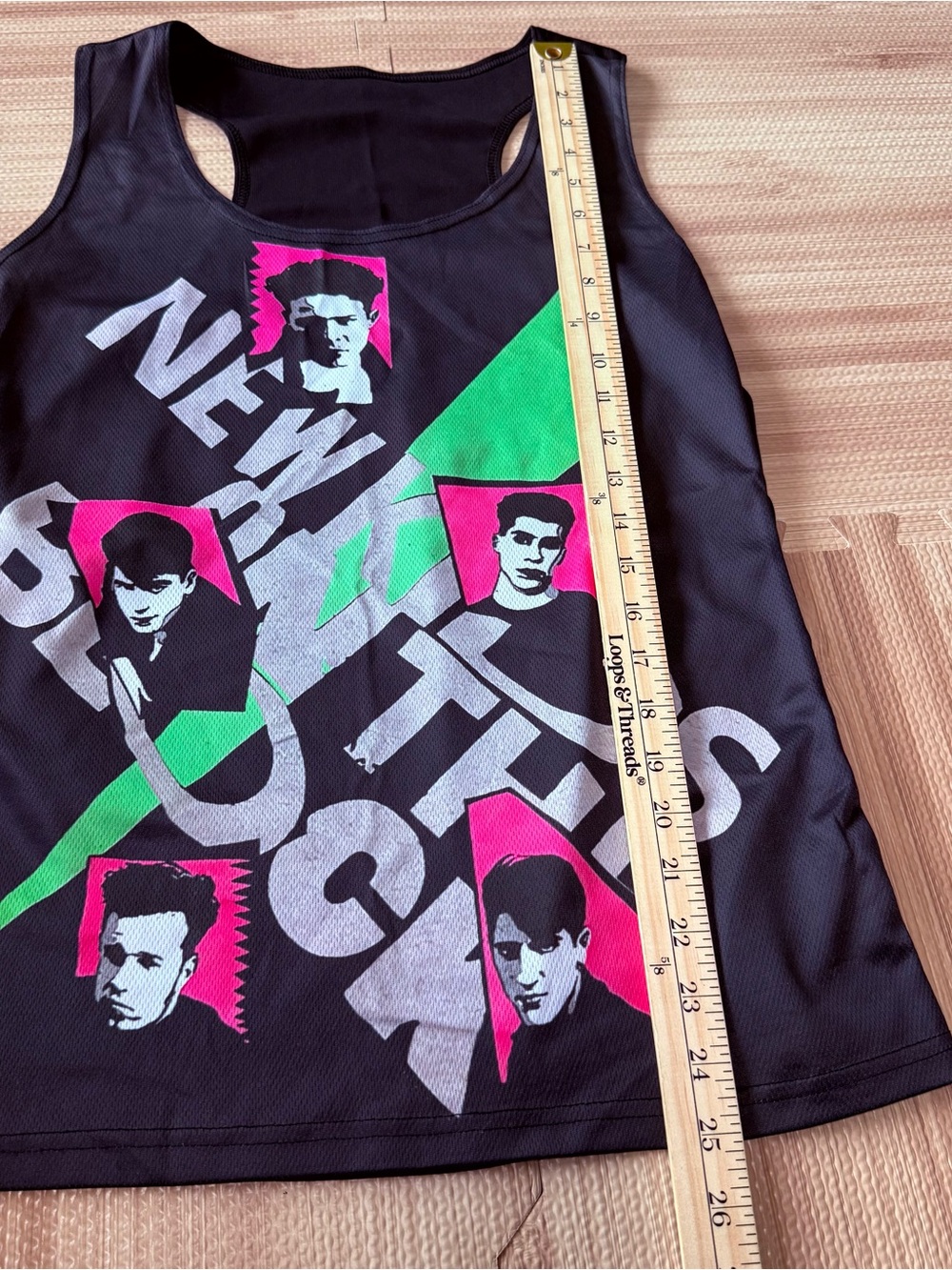 80s New Kids on the Block Style Graphic Tank Top Womens Medium - Picture 4 of 7
